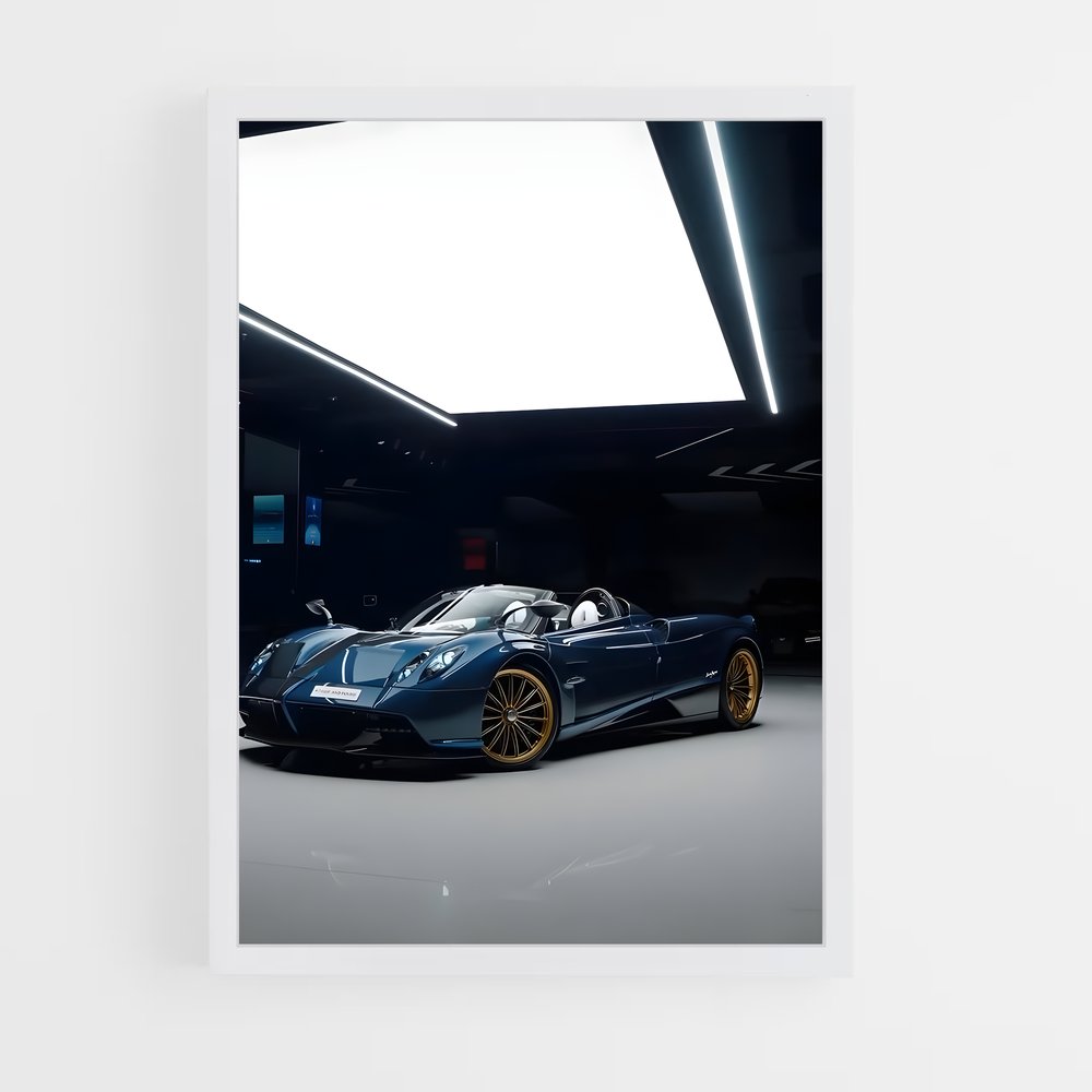 Poster magnifique Huayra roadster – affiche Pagani (vue 3)